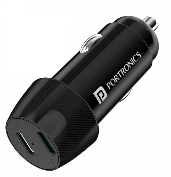 Portronics 40W Car Power 14 Fast Car Charger