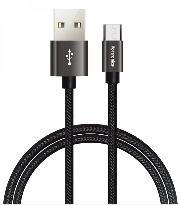 Portronics Konnect Pro Micro USB Cable for Charging & Data Transfer (POR-791)