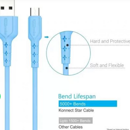 Portronics Konnect Star Micro USB Cable