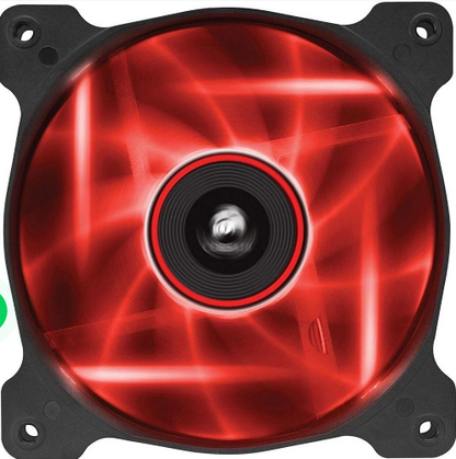 Corsair Air Series SP120 LED PC Case 120MM Fan (Single Pack) - Red