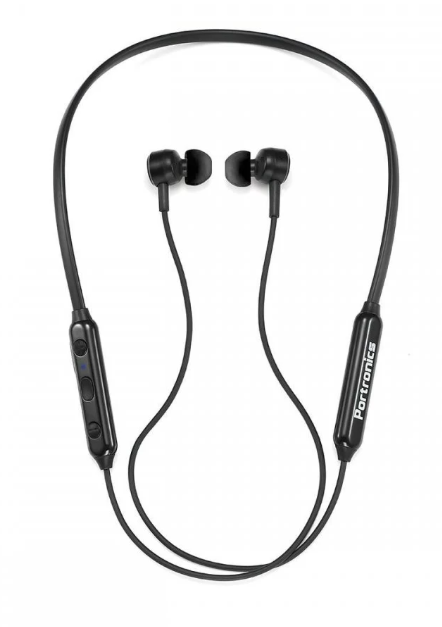 Portronics Harmonics One Wireless Sports Headset - Black (POR-1119)