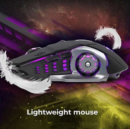 Zebronics Zeb Transformer M2 Premium Gaming Mouse - Multi Color LED lights, Compact and Ergonomic Design, Works on most surfaces, High Quality button, High Precision