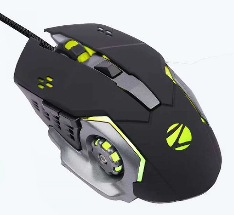 Zebronics Zeb Transformer M2 Premium Gaming Mouse - Multi Color LED lights, Compact and Ergonomic Design, Works on most surfaces, High Quality button, High Precision