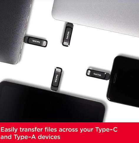 SanDisk Ultra Dual Drive Go 64GB USB 3.0 Type C Pendrive