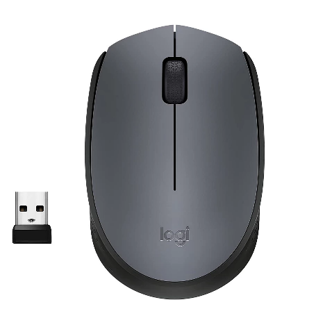 Logitech M170 Wireless Mouse - Grey