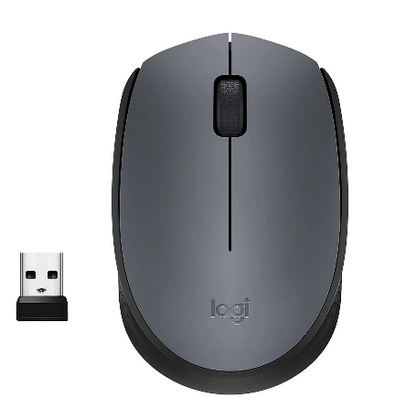 Logitech M170 Wireless Mouse - Grey